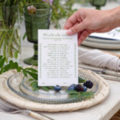 Handgeschreven Green Zou ze liever Game Kaart