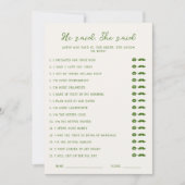 Handgeschreven groen Hij zei dat ze Kaart zei (Voorkant)