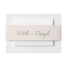Handgeschreven groene leuke kalligrafie boho bruil