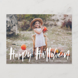 Handgeschreven Halloween | Halloween foto Briefkaart