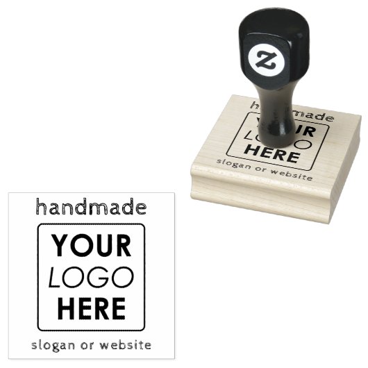 Handgeschreven Handgemaakte Business Logo Tekst We Rubberstempel (Gestempeld)