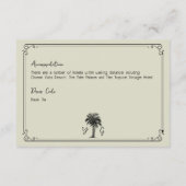 handgeschreven handgeschreven handschrift aangepa informatiekaartje (Achterkant)