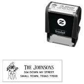 Handgeschreven handschoentekens  zelfinktende stempel (In situ)