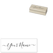 Handgeschreven handtekening rubberstempel (Gestempeld)