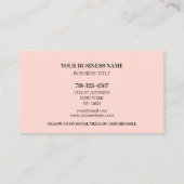 Handgeschreven herinnering Modern minimalistisch b Afsprakenkaartje (Achterkant)