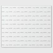 Handgeschreven inpakpapier - "vrolijk kerstfeest" (Vlak)