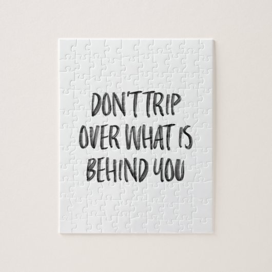 Handgeschreven Inspirerend Motivatie offertes Legpuzzel (Verticaal)