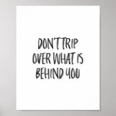 Handgeschreven Inspirerend Motivatie offertes Poster (Voorkant)