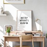 Handgeschreven Inspirerend Motivatie offertes Poster<br><div class="desc">Handgeschreven Inspirerend Motivatie offertes</div>