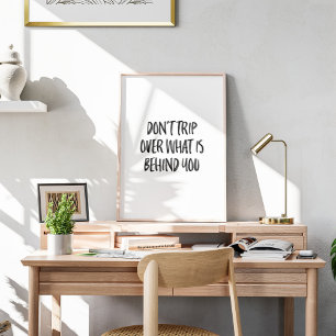 Handgeschreven Inspirerend Motivatie offertes Poster