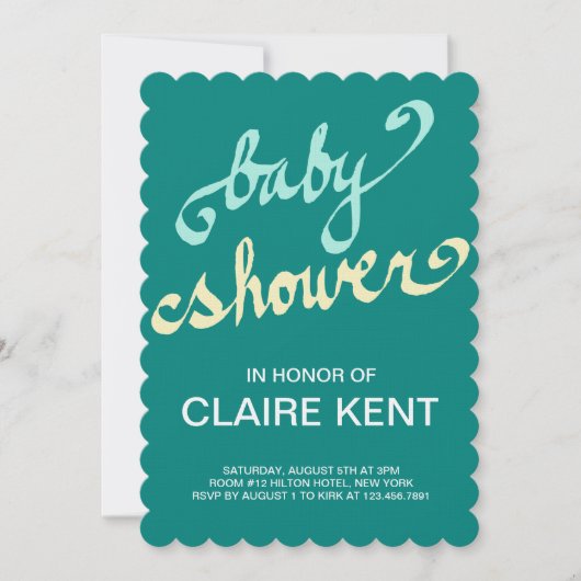 handgeschreven kaart (Voorkant)