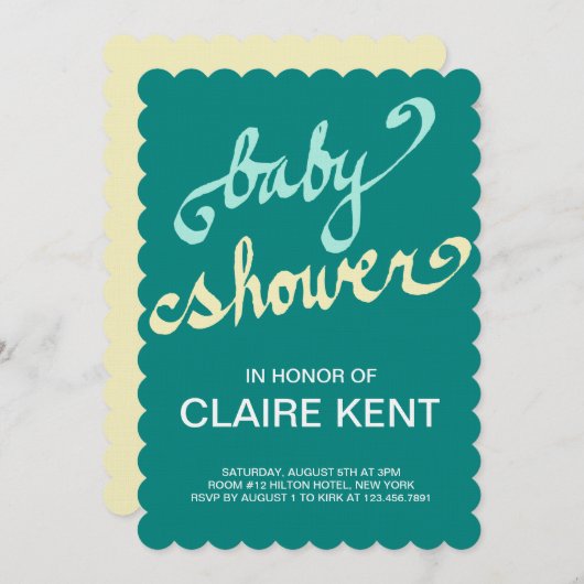 handgeschreven kaart (Voorkant / Achterkant)