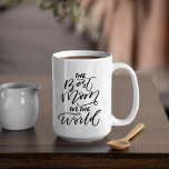 Handgeschreven kalligrafie De beste moeder ter wer Koffiemok<br><div class="desc">Handgeschreven kalligrafie De beste moeder ter wereld</div>