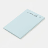 Handgeschreven kalligrafie naam gepersonaliseerd post-it® notes (Schuin)
