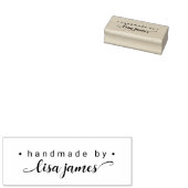 Handgeschreven kalligrafie rubberstempel (Gestempeld)
