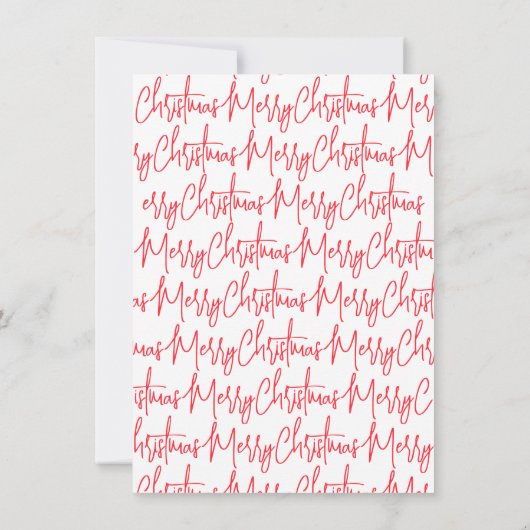 Handgeschreven kerstfeest uitnodiging (Achterkant)