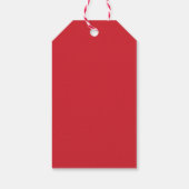 Handgeschreven Kerstvakantie Vreugde Cadeaulabel (Achterkant)