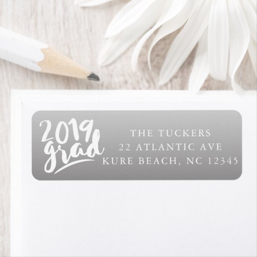 Handgeschreven Klasse van het Adres van het Afstud Etiket (Insitu)