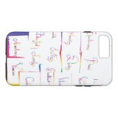 Handgeschreven kleurrijke positieve Inspirerend wo Case-Mate iPhone Case (Achterkant (Horizontaal))