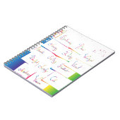 Handgeschreven kleurrijke positieve Inspirerend wo Notitieboek (Linkerzijde)