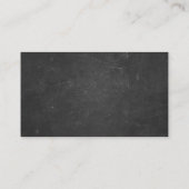 Handgeschreven Krijtbord Kapper Minimalistisch Visitekaartje (Achterkant)