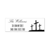 Handgeschreven kruis zelfinktende stempel (Design)