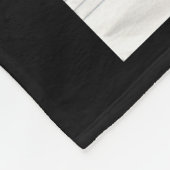 Handgeschreven lade muziekvlies fleece deken (Hoek)