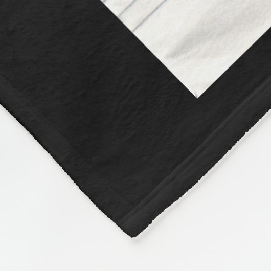 Handgeschreven lade muziekvlies fleece deken (Hoek)