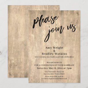 Handgeschreven, Landelijk Graag Van U Aanwezig Bij Kaart