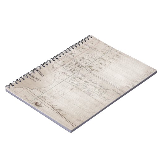  handgeschreven ledger notitieboek (Linkerzijde)