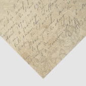  handgeschreven letter script decoupage tissuepapier (Detail)