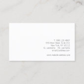 Handgeschreven lettertypeminimalisator Professiona Visitekaartje (Achterkant)