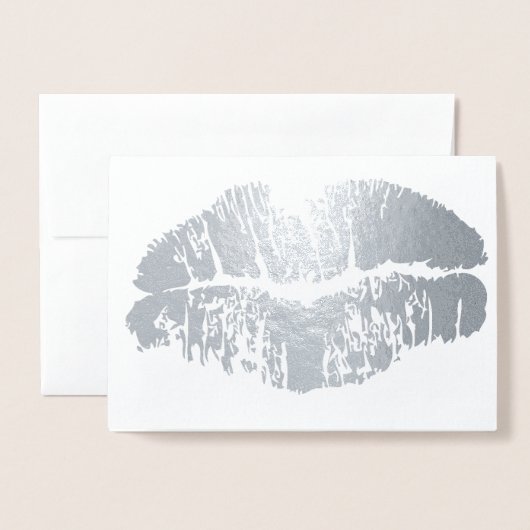 Handgeschreven Liefde en Bedankt Script Overlay Co Folie Kaarten (Met envelop)