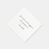 Handgeschreven liefdesbriefje | Personal Touch Bru Servet (Hoek)