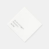 Handgeschreven liefdesbriefje | Personal Touch Bru Servet (Hoek)