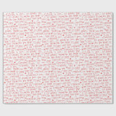 Handgeschreven liefdesschrift typografie cadeaupapier (Vlak)