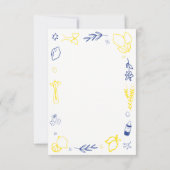 Handgeschreven Main Squeeze Baby Shower Bedankt (Achterkant)
