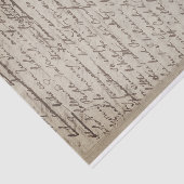 handgeschreven Manuscript met schrijfmachine Tissuepapier (Detail)