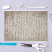 handgeschreven Manuscript met schrijfmachine Tissuepapier (Craft)