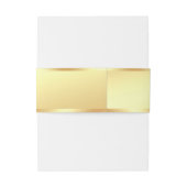 Handgeschreven Manuscript Moderne Naam Tekst Gold  Uitnodigingen Wikkel (Achterkant Voorbeeld)