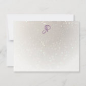 Handgeschreven Manuscript Monogrammed de Sjabloon  (Achterkant)