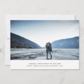 Handgeschreven Manuscript Multi Foto sparen de Dat Save The Date (Achterkant)