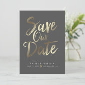 Handgeschreven manuscript sparen de Aankondiging v (Staand voorkant)