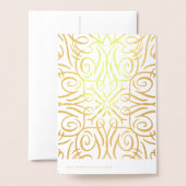 Handgeschreven Mazel Tov Gefeliciteerd Folie Kaarten (Met envelop)