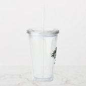 Handgeschreven mevrouw Jouw naam Acryl Drinkbeker (Rechts)