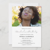 Handgeschreven minimalistische Bachelorette Party  Kaart (Voorkant)