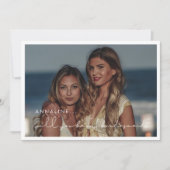 Handgeschreven minimalistische bruidsmeisje voorst kaart (Voorkant)