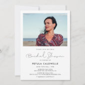 Handgeschreven minimalistische vrijgezellenfeest f kaart (Voorkant)