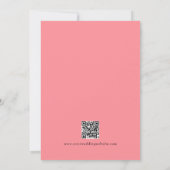 Handgeschreven Modern Sjabloon Eenvoudig Blush Roz (Achterkant)