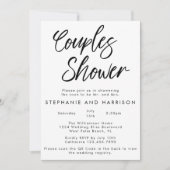 Handgeschreven moderne minimale QR-code koppels Do Kaart (Voorkant)